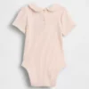 Body «Baby First Favorites» de punto elástico fino con cuello Peter Pan