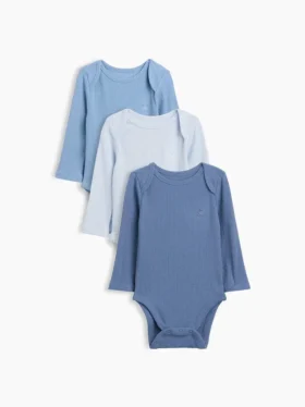Body con bolsillo de punto fino «Baby First Favorites» (paquete de 3)