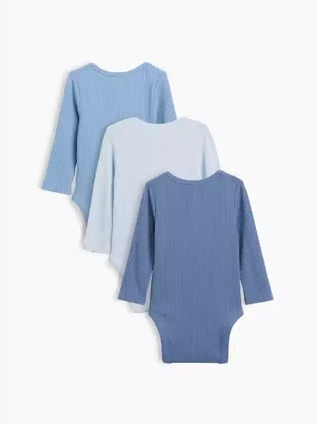 Body con bolsillo de punto fino «Baby First Favorites» (paquete de 3)