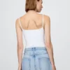 Body con camisola y tanga de punto tupido