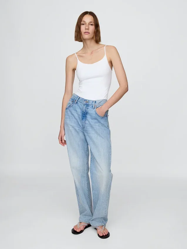 Body con camisola y tanga de punto tupido
