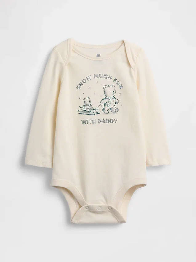 Body con estampado de «Baby First Favorites» de algodón orgánico