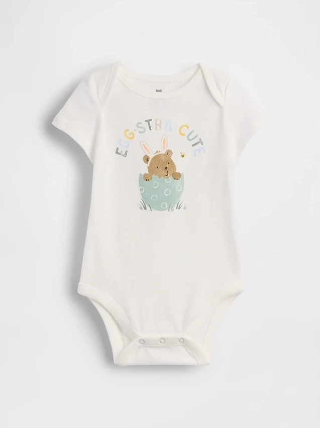 Body con estampado de «Baby First Favorites» de algodón orgánico