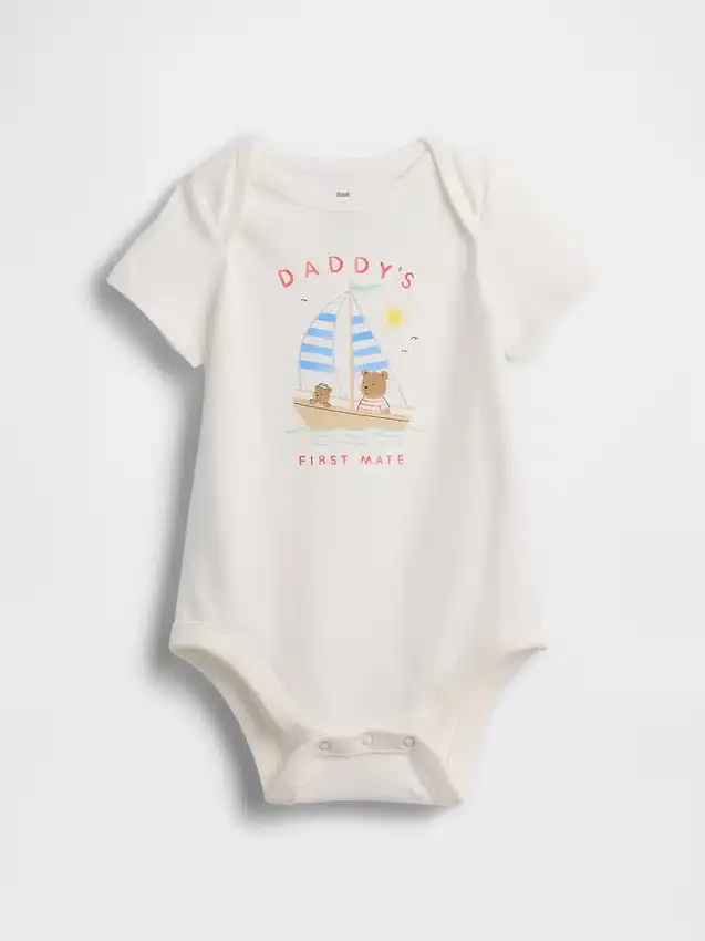 Body con estampado de «Baby First Favorites» de algodón orgánico