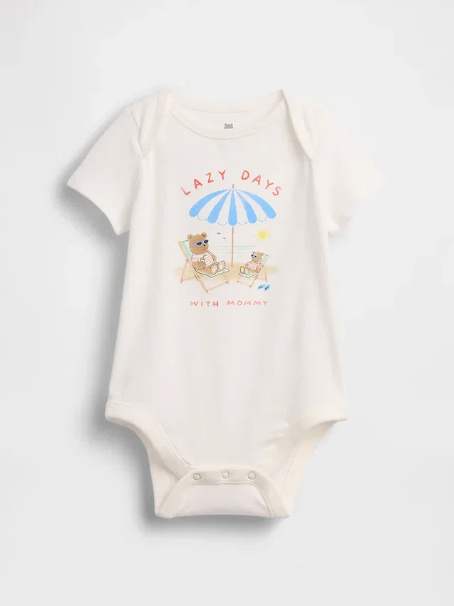 Body con estampado de «Baby First Favorites» de algodón orgánico