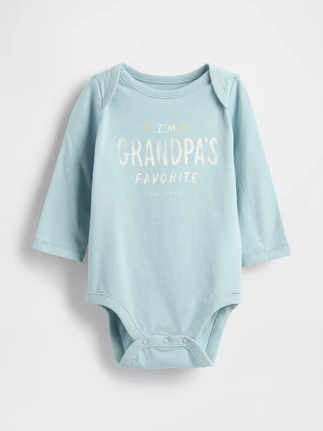 Body con estampado de «Baby First Favorites» de algodón orgánico