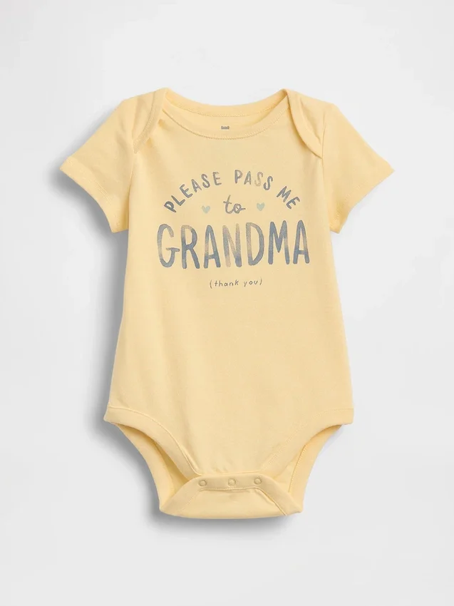 Body con estampado de «Baby First Favorites» de algodón orgánico