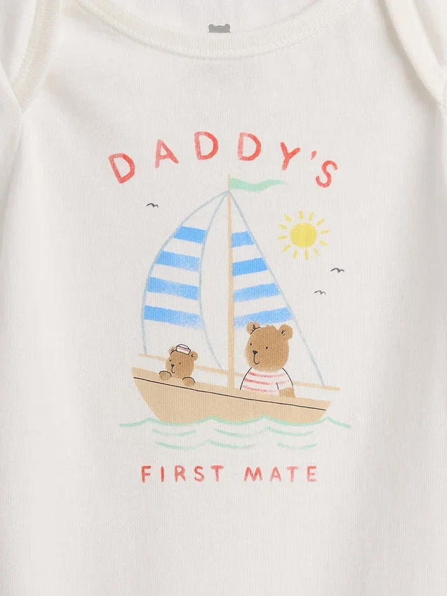 Body con estampado de «Baby First Favorites» de algodón orgánico