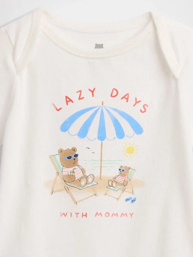 Body con estampado de «Baby First Favorites» de algodón orgánico