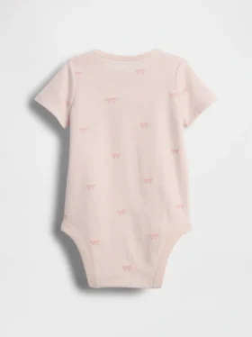 Body con lazo de algodón orgánico «Baby First Favorites»