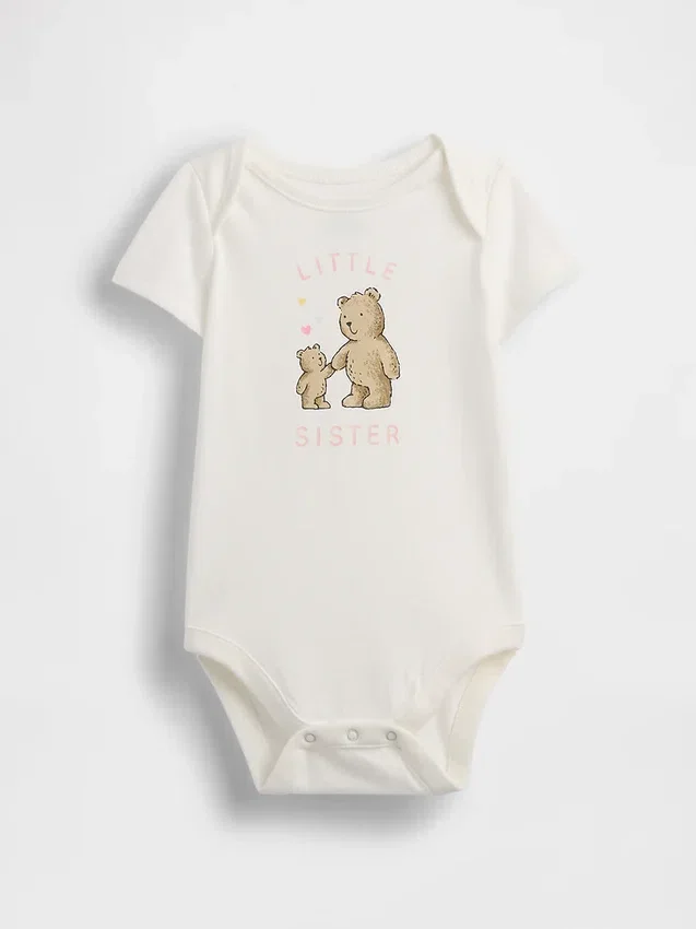 Body de algodón orgánico «Baby First Favorites»
