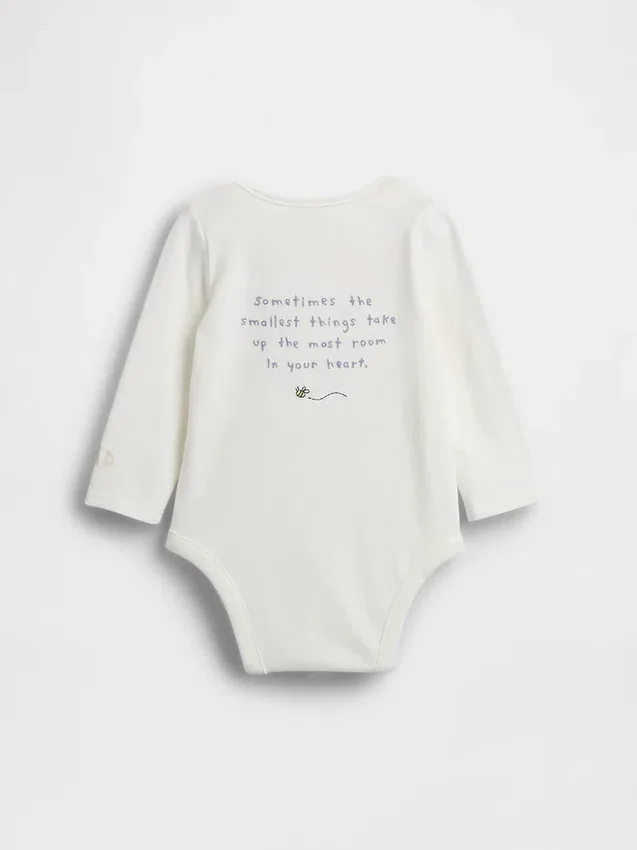 Body de algodón orgánico para bebé de Winnie the Pooh