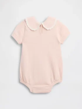 Body de bebé con cuello bordado