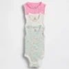 Body sin mangas con volantes Tinyrib de Baby First Favorites (paquete de 3)