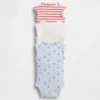 Body sin mangas con volantes Tinyrib de Baby First Favorites (paquete de 3)