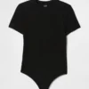 Body tipo tanga de jersey de punto tupido