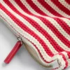 Bolsa con cremallera de ganchillo