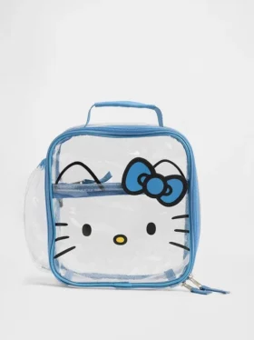 Bolsa de almuerzo transparente para niños de Hello Kitty