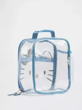 Bolsa de almuerzo transparente para niños de Hello Kitty