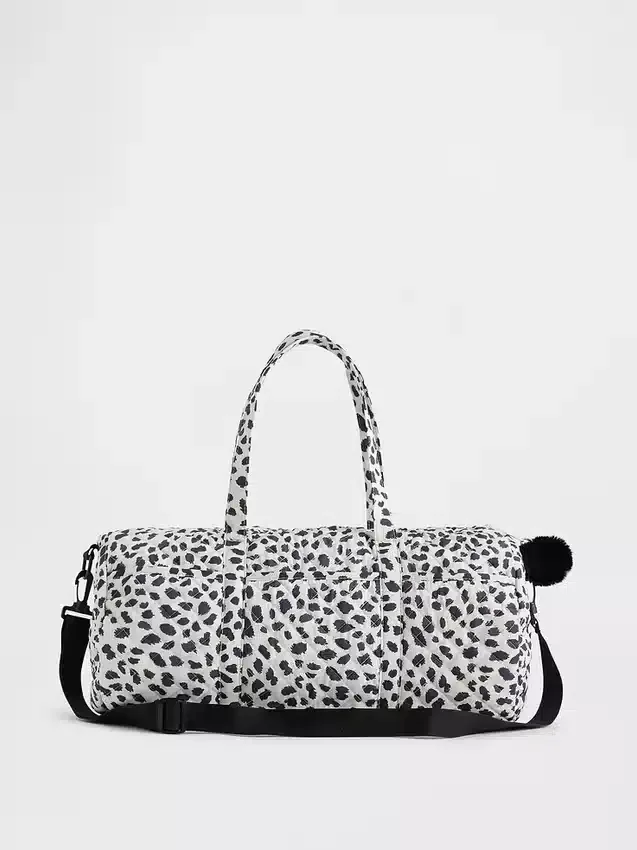 Bolso de fin de semana acolchado con estampado para niños