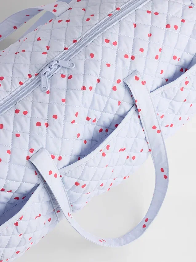 Bolso de fin de semana acolchado con estampado para niños