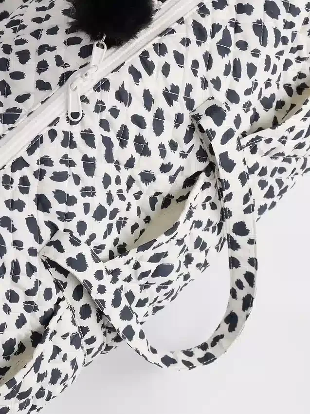 Bolso de fin de semana acolchado con estampado para niños