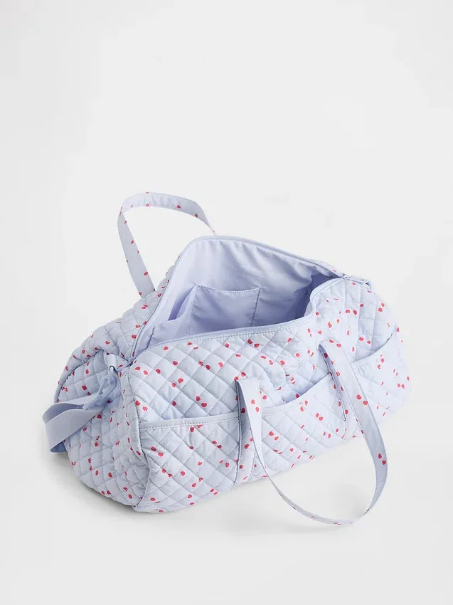 Bolso de fin de semana acolchado con estampado para niños
