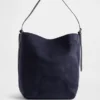 Bolso tipo cubo de ante vegano