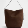Bolso tipo cubo de ante vegano
