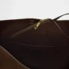 Bolso tipo cubo de ante vegano