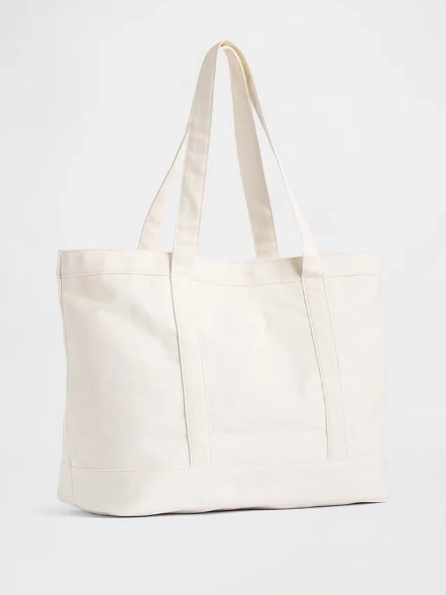 Bolso tote de denim con el logotipo del oso Brannan