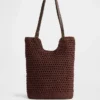 Bolso tote de ganchillo
