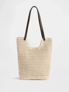 Bolso tote de ganchillo