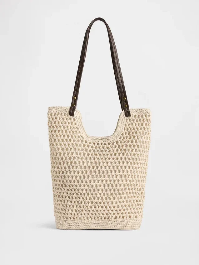 Bolso tote de ganchillo