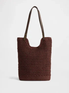 Bolso tote de ganchillo