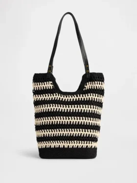 Bolso tote de ganchillo