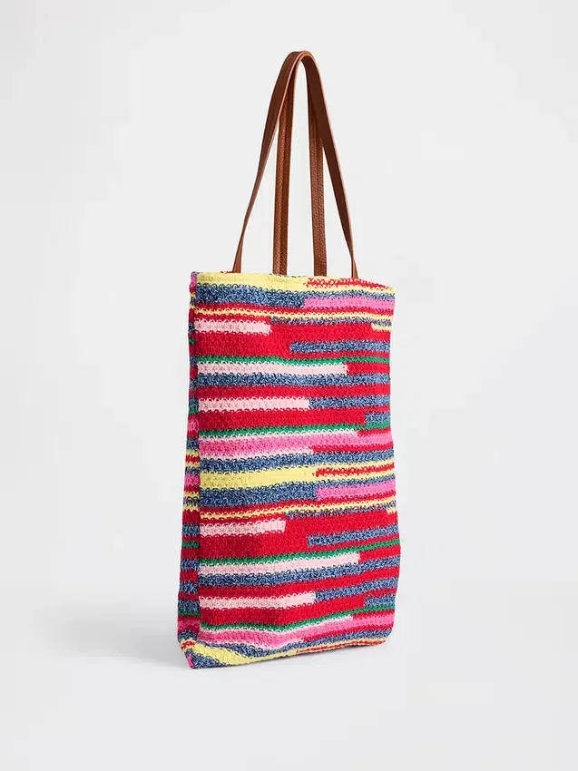 Bolso tote de ganchillo