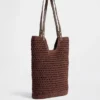 Bolso tote de ganchillo