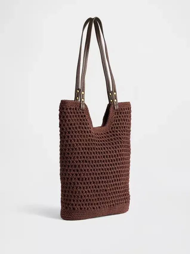 Bolso tote de ganchillo