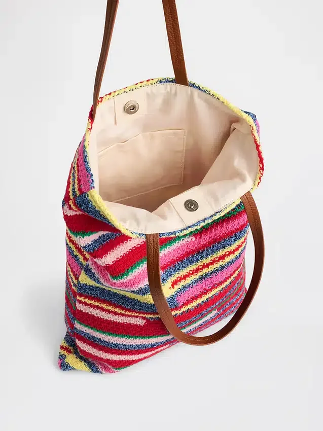 Bolso tote de ganchillo