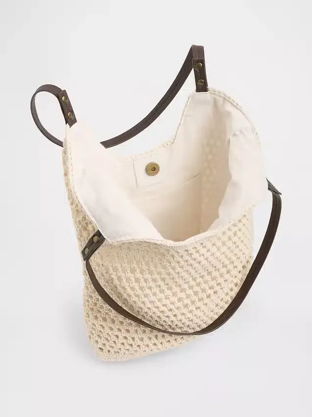 Bolso tote de ganchillo