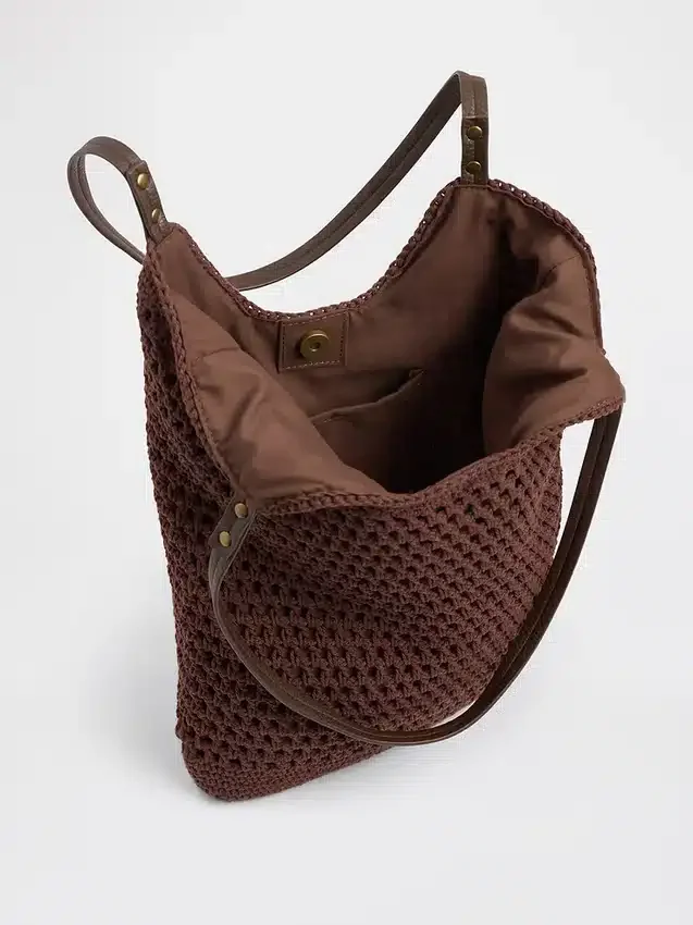 Bolso tote de ganchillo