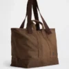 Bolso tote de lona encerada