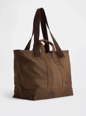 Bolso tote de lona encerada