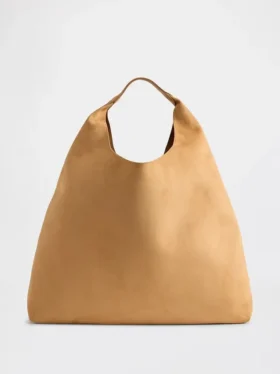 Bolso tote holgado de ante vegano