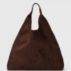 Bolso tote holgado de ante vegano