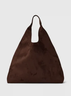 Bolso tote holgado de ante vegano