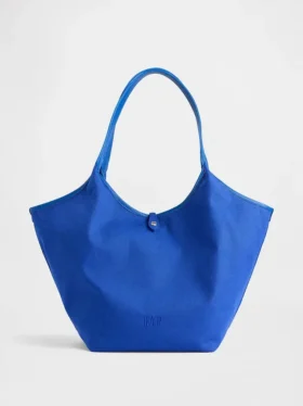 Bolso tote holgado de lona