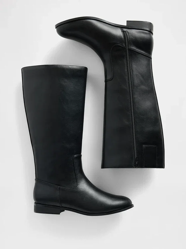 Botas de montar de piel vegana