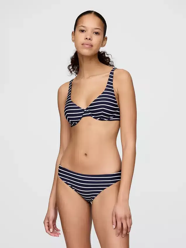Braguita de bikini clásica de las partes de abajo